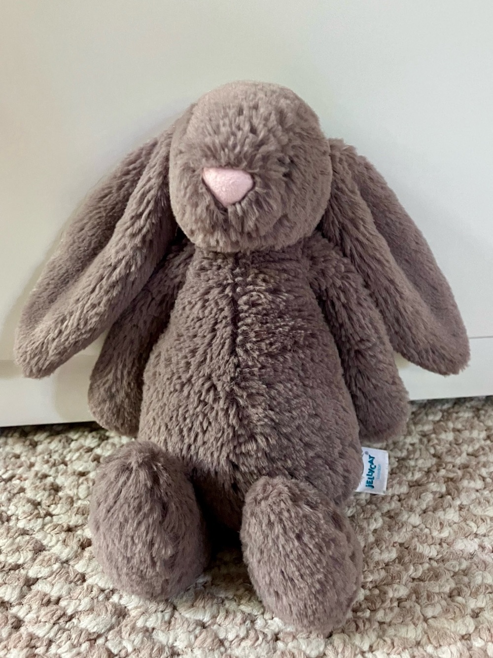 Jellycat Bashful Bunny - Truffle Mocha Brown Small 8 inches